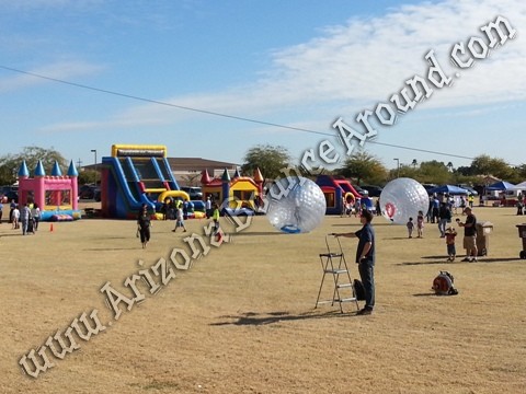 Zorb Ball rental, Phoenix, Arizona